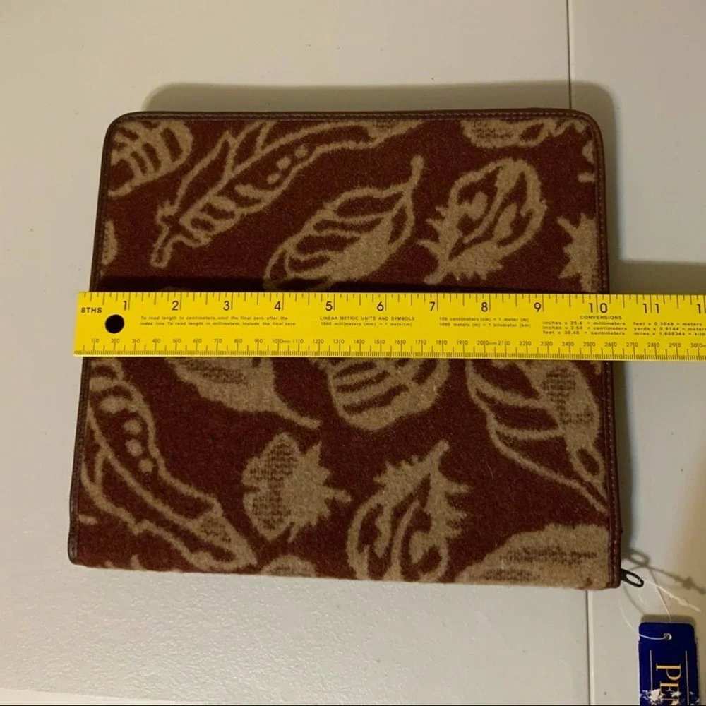 NWT Pendleton Wool Tablet Envelope Zipped Folio Agenda Case